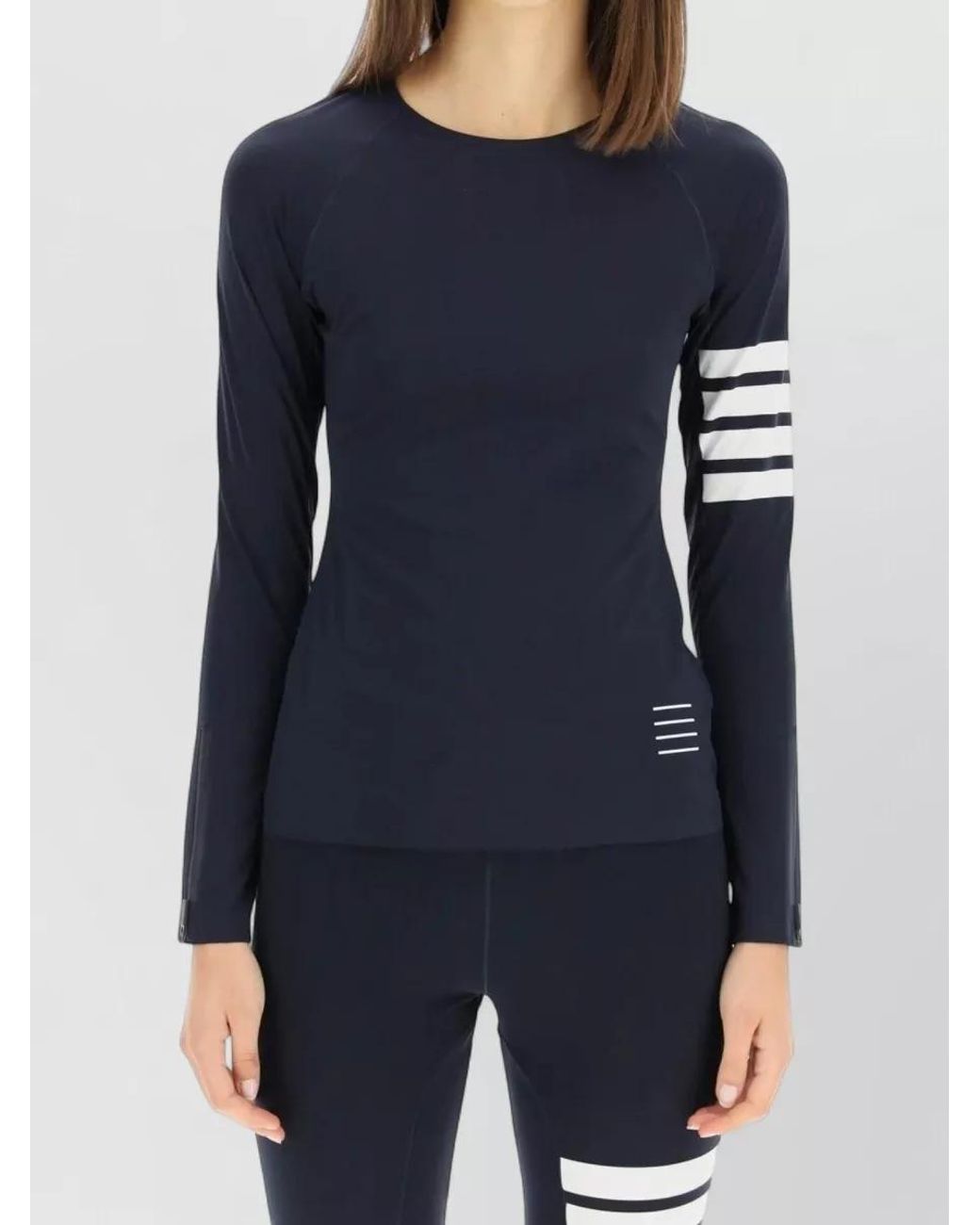 Thom Browne Blue Compression Short-Sleeve T-Shirt