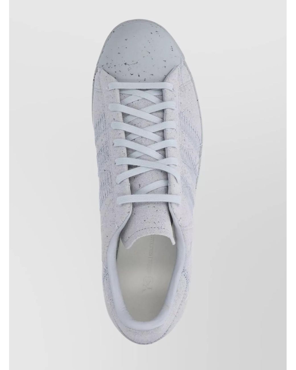 Y-3 Gray Sneakers Low Top Perforated Sides