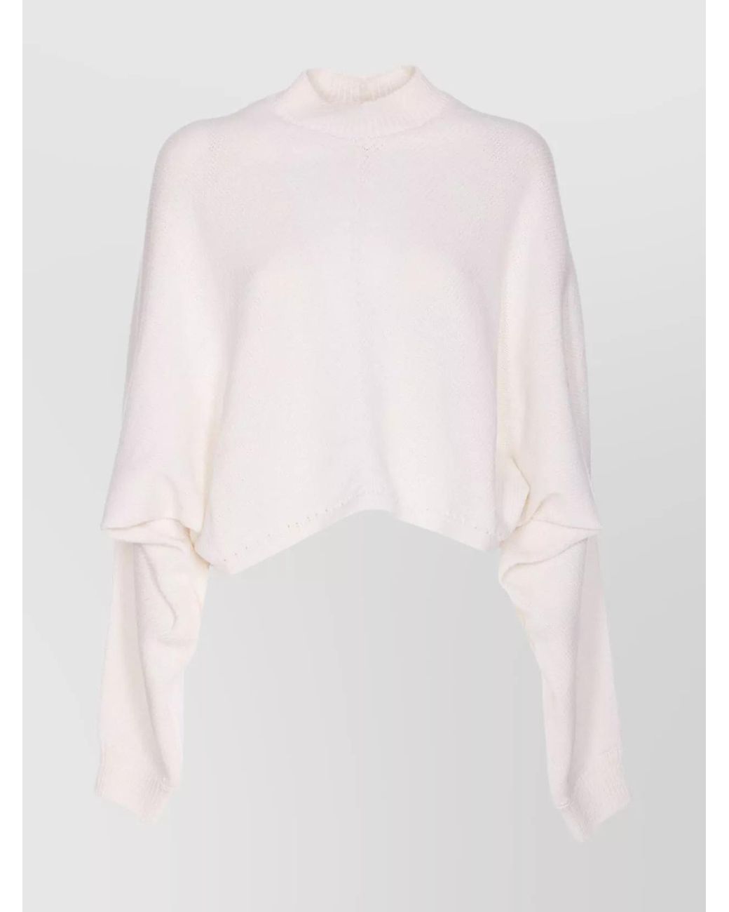 Alaïa White Batwing Sweater