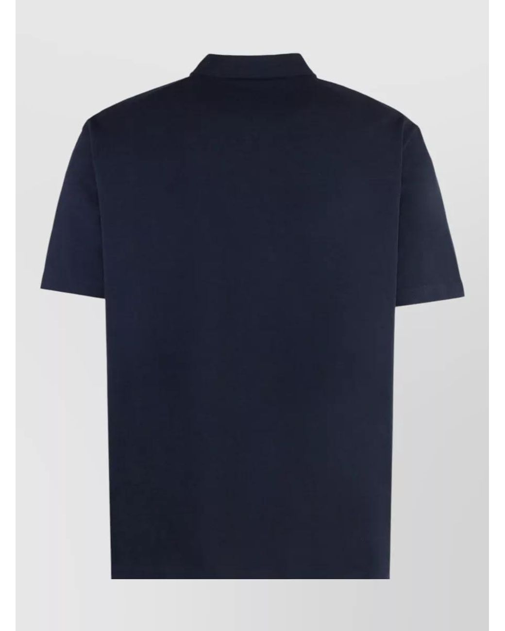 Bottega Veneta Black Short Sleeve Cotton Polo Shirt for men