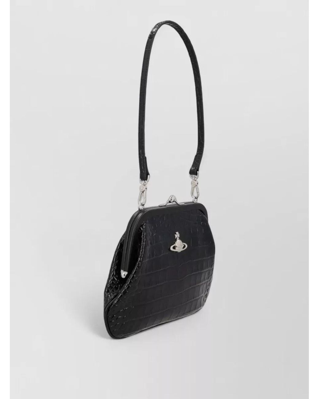 Vivienne Westwood White Na Calf Leather Shoulder Bag