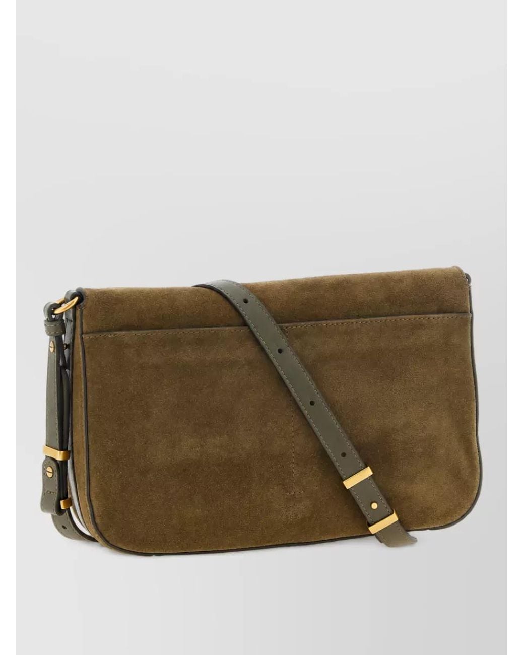 Pinko Brown Love Bag Medium Leather Clutch Bag