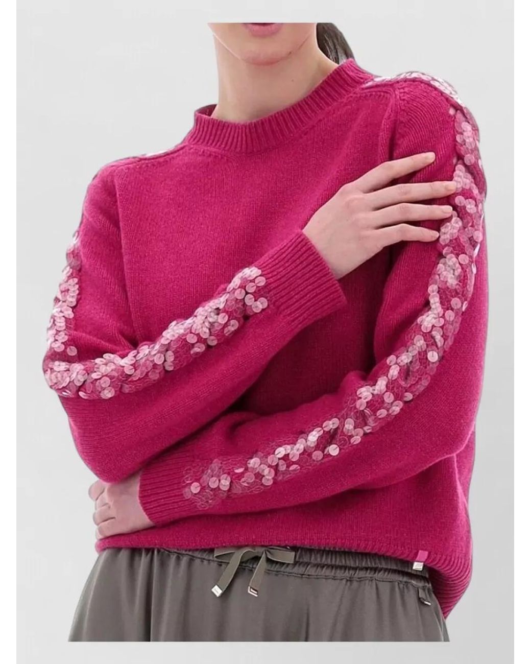 Herno Pink Cashmere Jumper