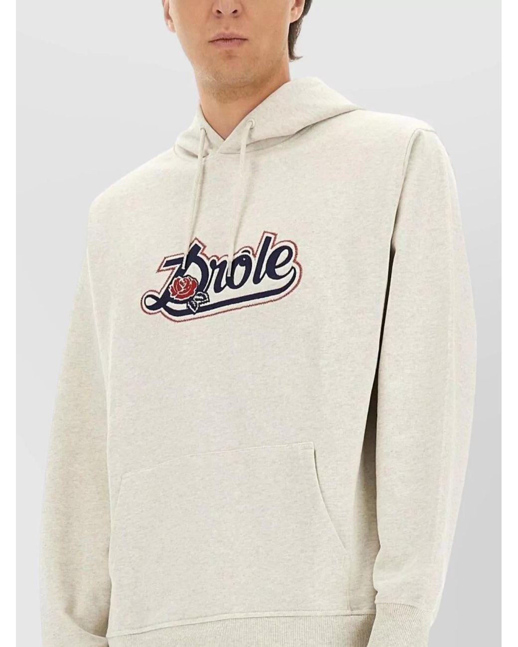 Drole de Monsieur Natural Cotton Hoodie for men