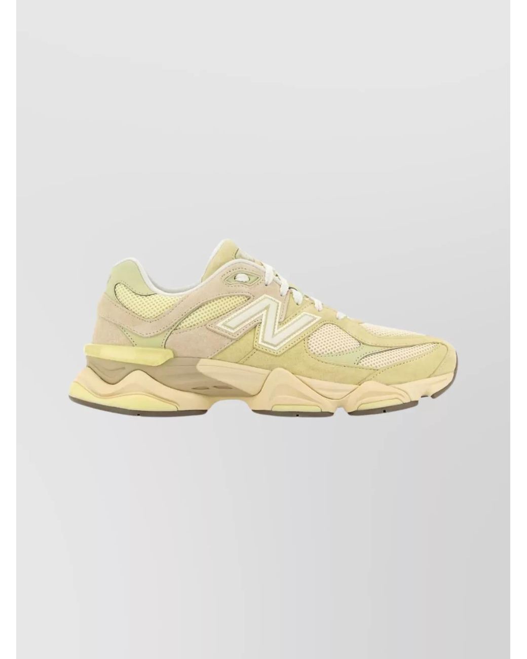 New Balance Metallic Mesh And Suede Low-Top Sneakers