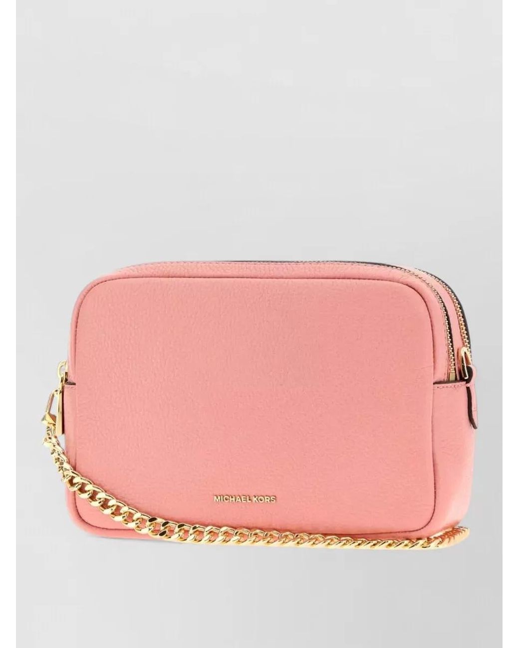 Michael Kors Pink Greenwich Leather Crossbody Bag