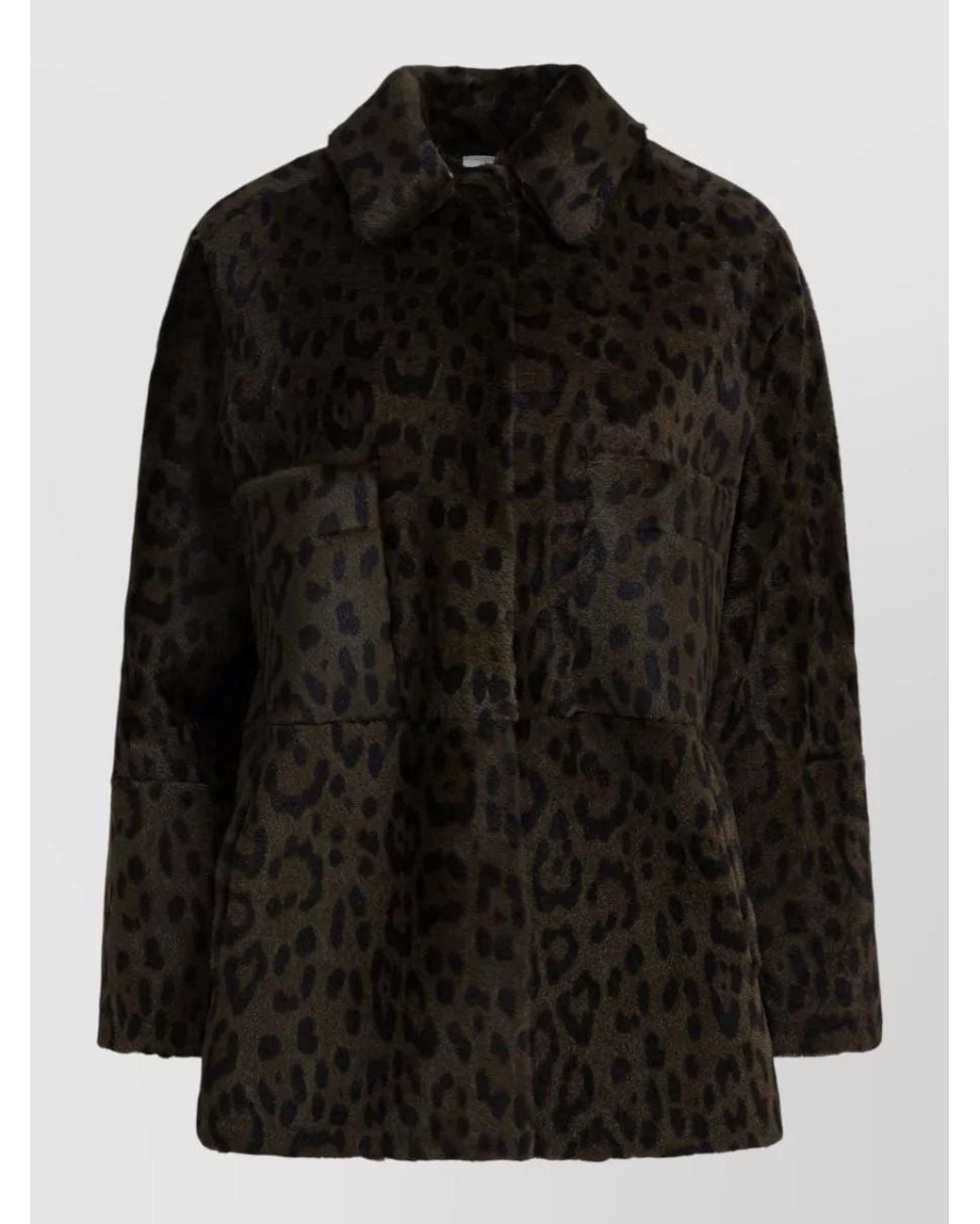 FURLING BY GIANI Black Leather Coat