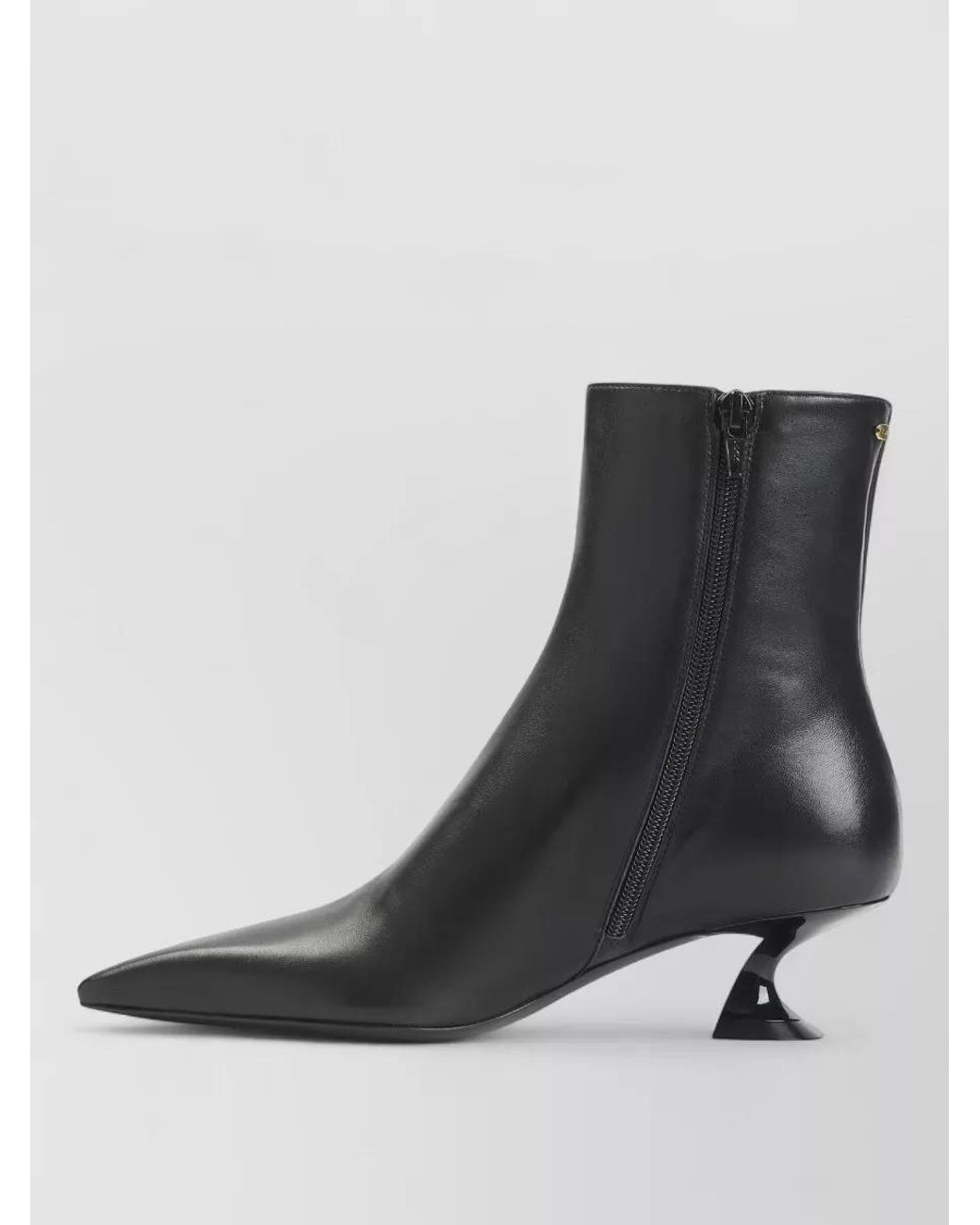 Lanvin Black Leather Ankle Boots