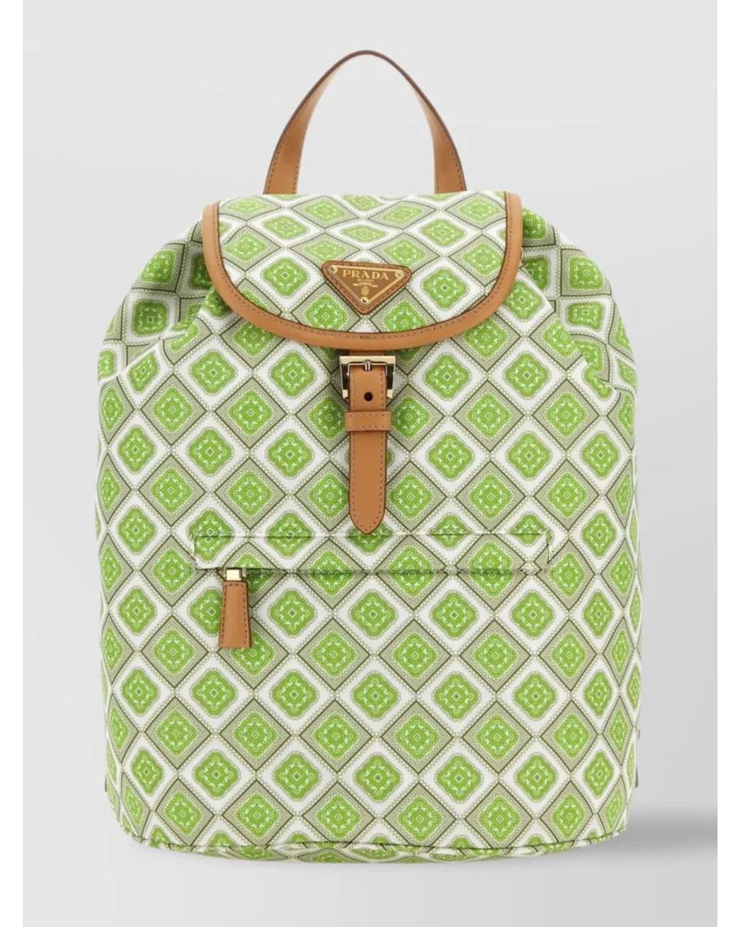 Prada Green Adjustable Strap Re-Nylon Backpack
