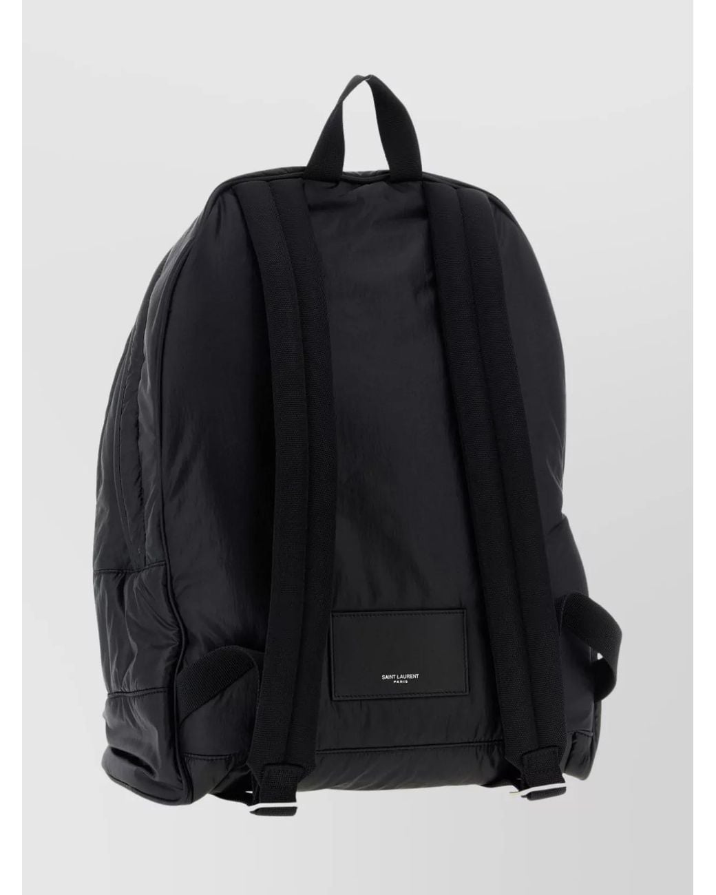 Saint Laurent Black Leather Backpack for men