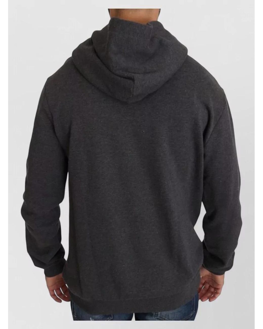 Dolce & Gabbana Black Cotton Hooded Crystal-Embellished Sweater for men