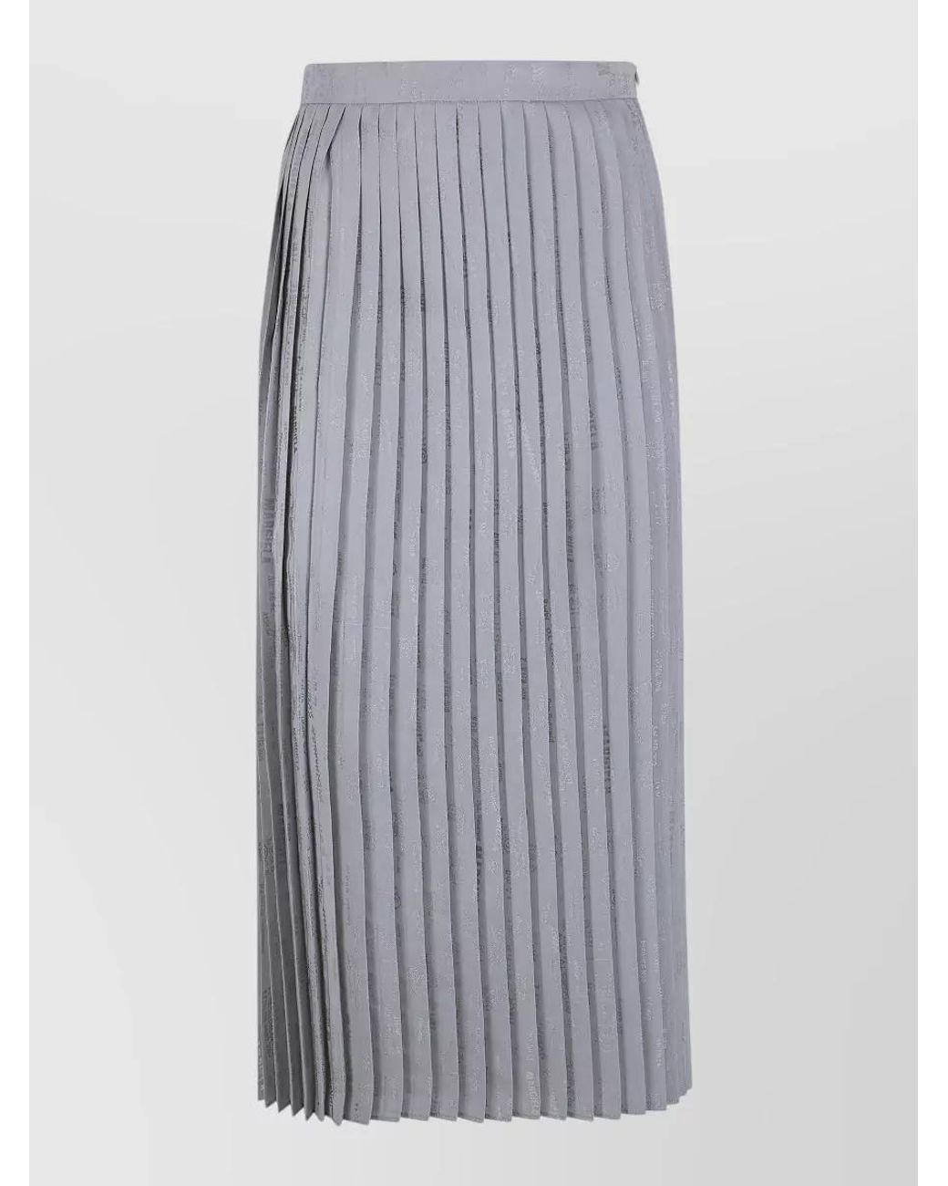 MM6 by Maison Margiela White Pleated Skirt