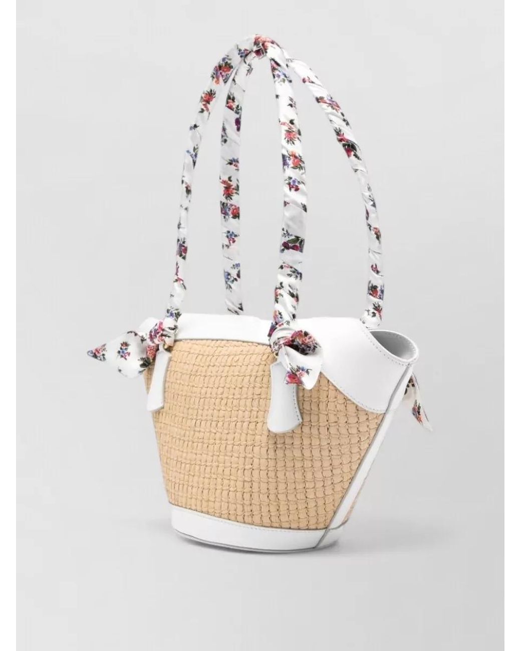 Dolce & Gabbana White Capri Raffia Tote Bag