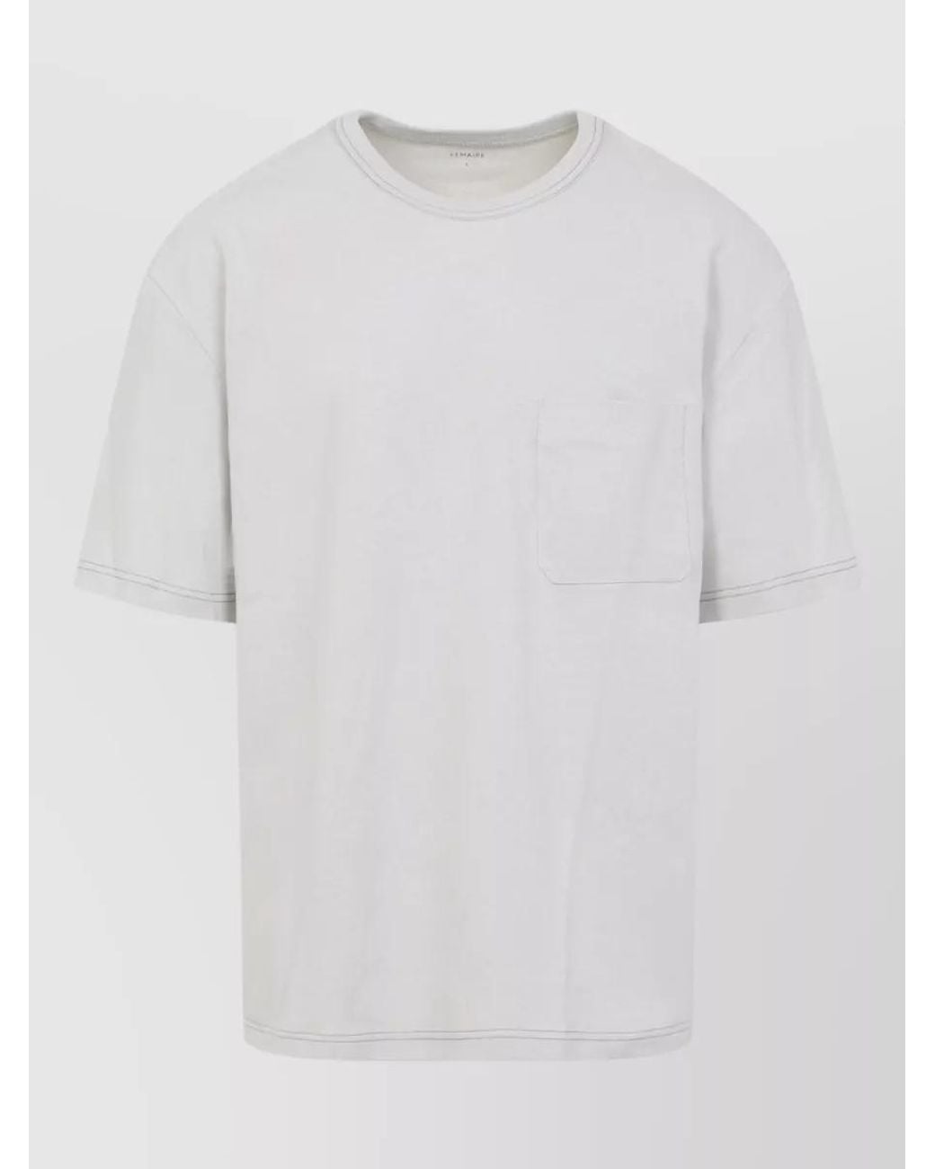 Lemaire White Boxy Short-Sleeve T-Shirt for men