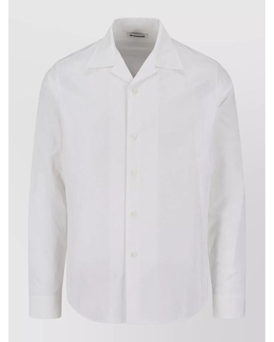 Jil Sander White Cotton Shirt for men