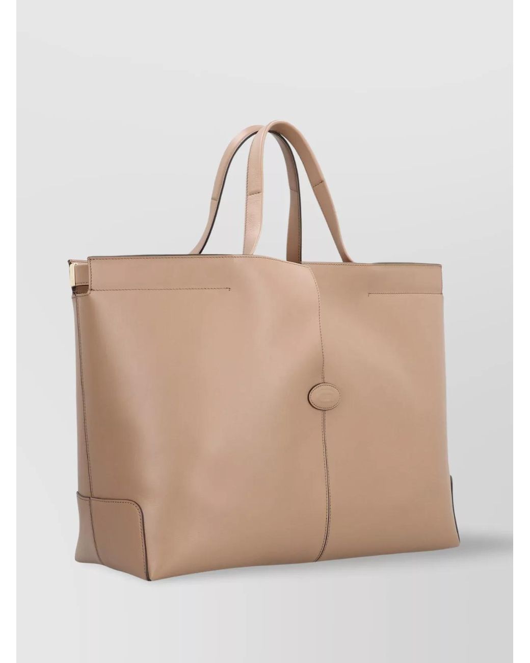 Tod's Natural Leather Tote Bag