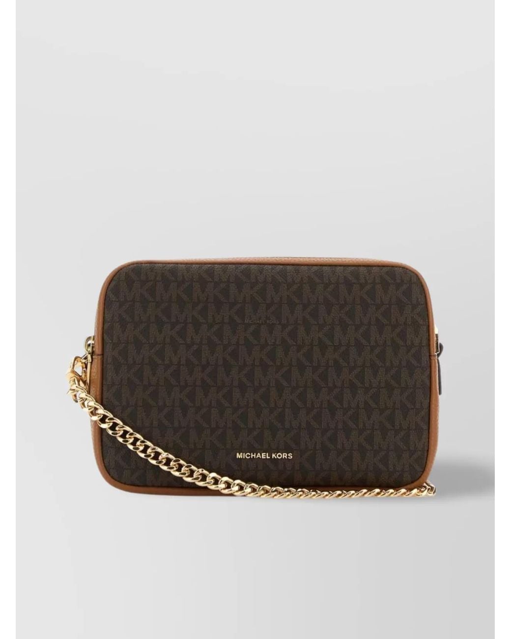 Michael Kors Gray Na Printed Shoulder Bag