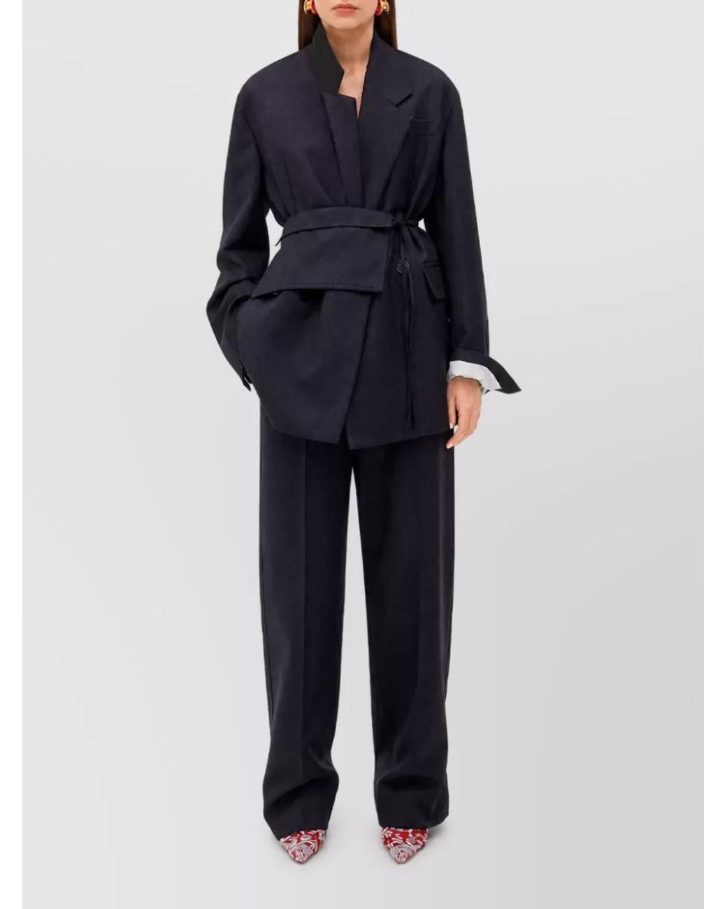 Bottega Veneta Blue Wool Jacket