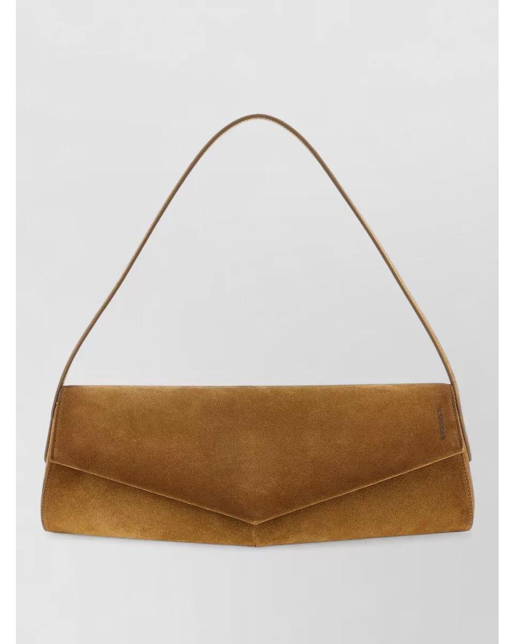 Jil Sander Natural Suede Clutch Bag