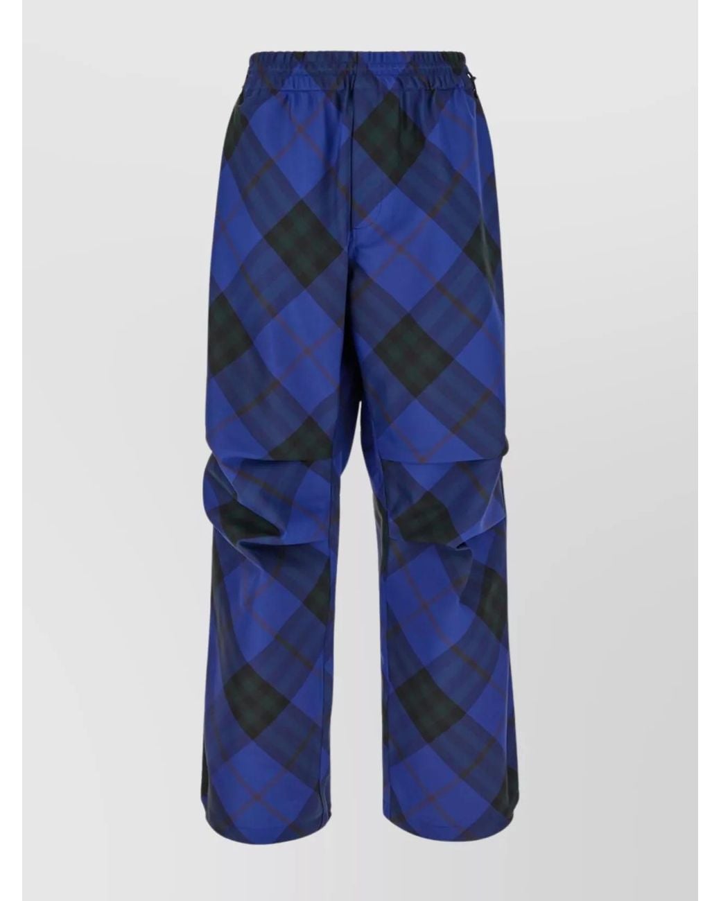 Burberry Blue Printed Joggers for men