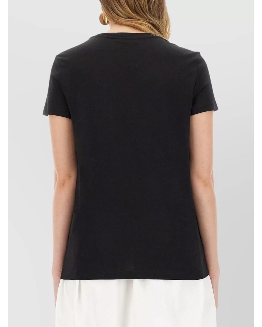 Max Mara White Cotton Regular-Fit T-Shirt