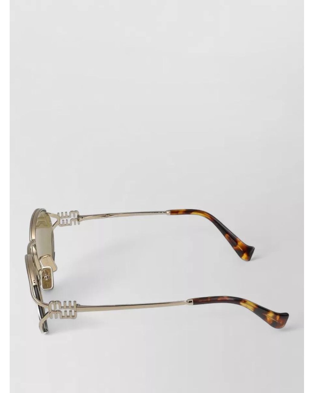 Miu Miu Natural Metal Sunglasses