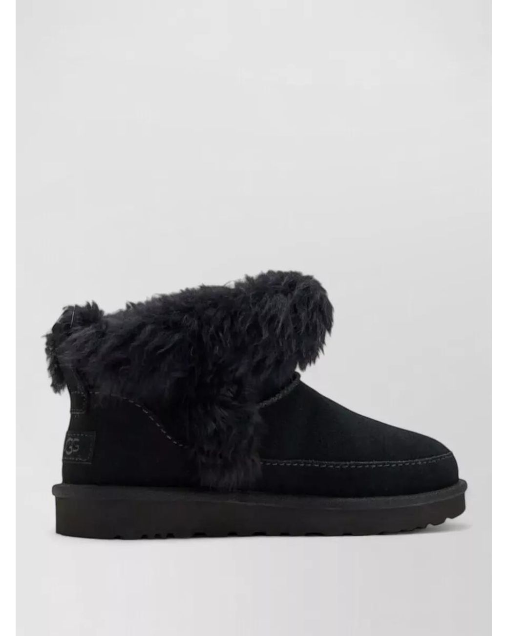 Ugg Black Leather Slippers