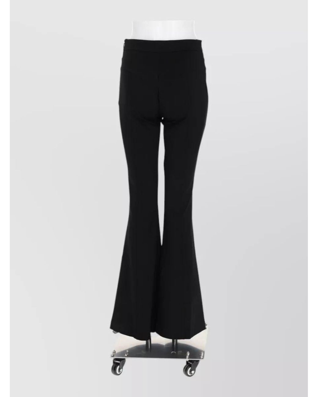 Versace Jeans Couture Black Flared Trousers