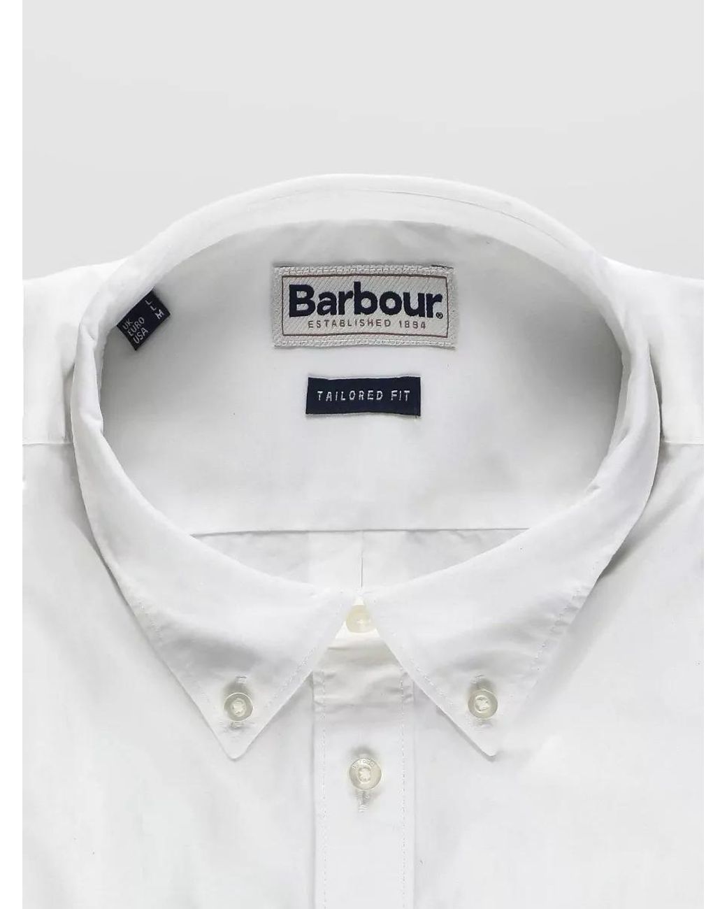Barbour White Long-Sleeve Shirt for men