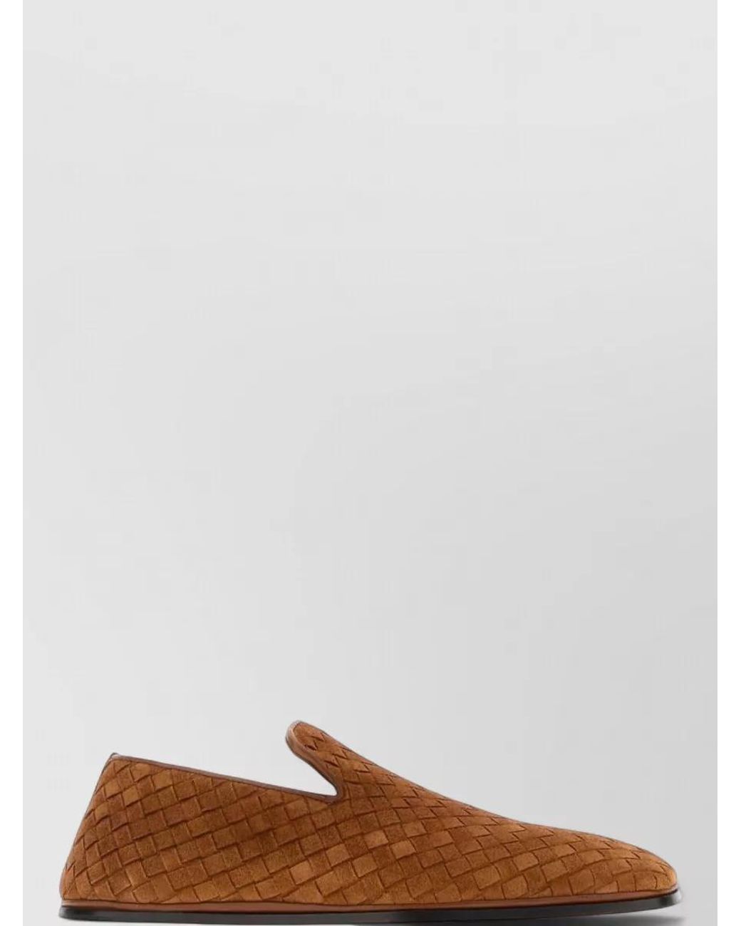 Bottega Veneta Brown Suede Leather Loafers