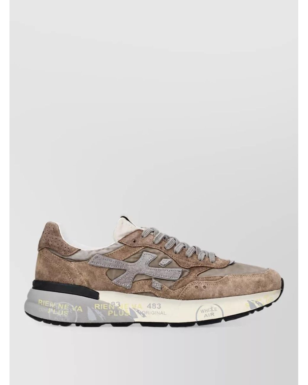Premiata Natural Leather Low-Top Sneakers for men