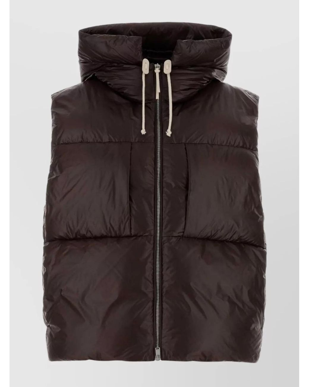 Jil Sander Black Quilted Puffer Parka Coat