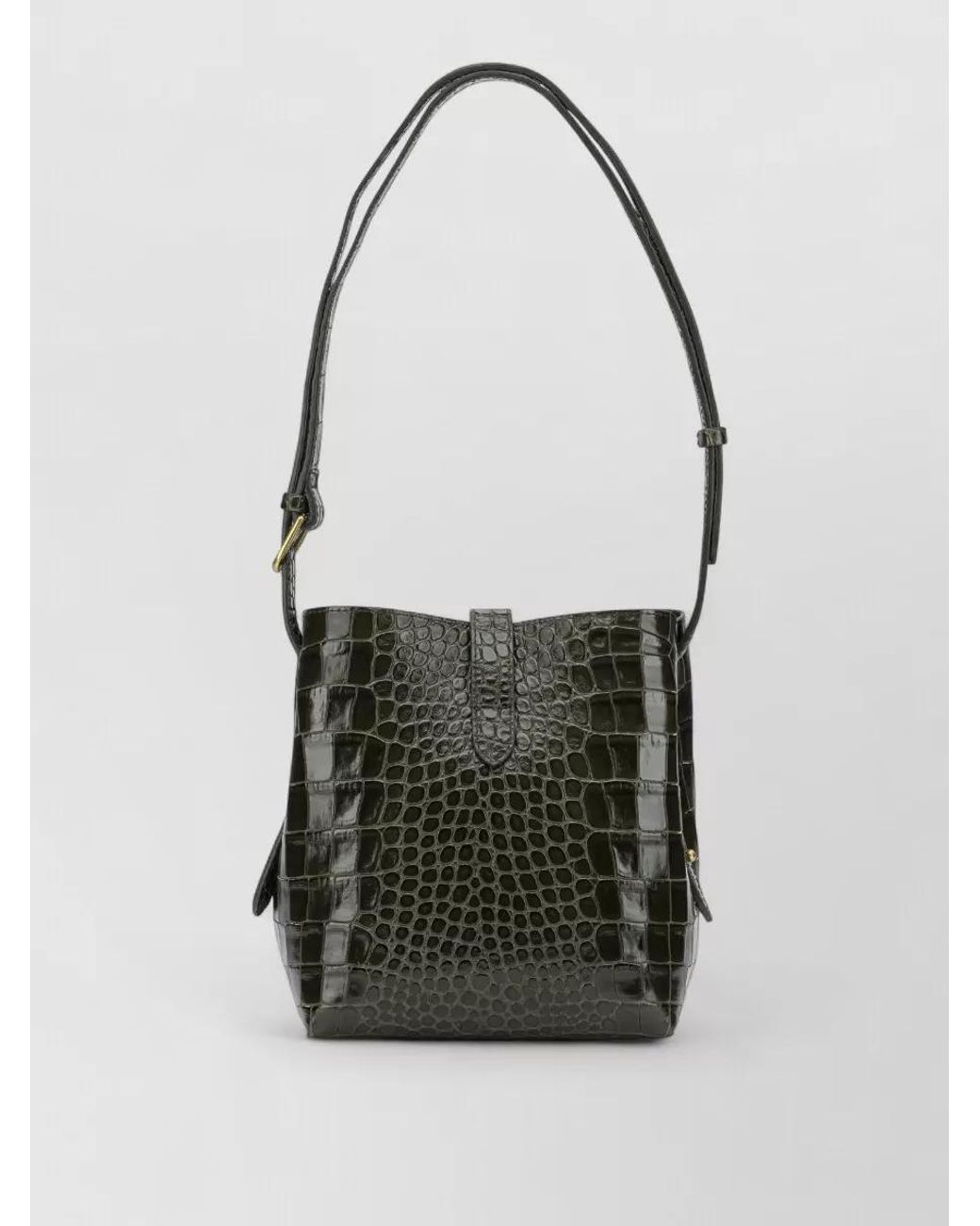 Soeur White Leather Bello Small Shoulder Bag