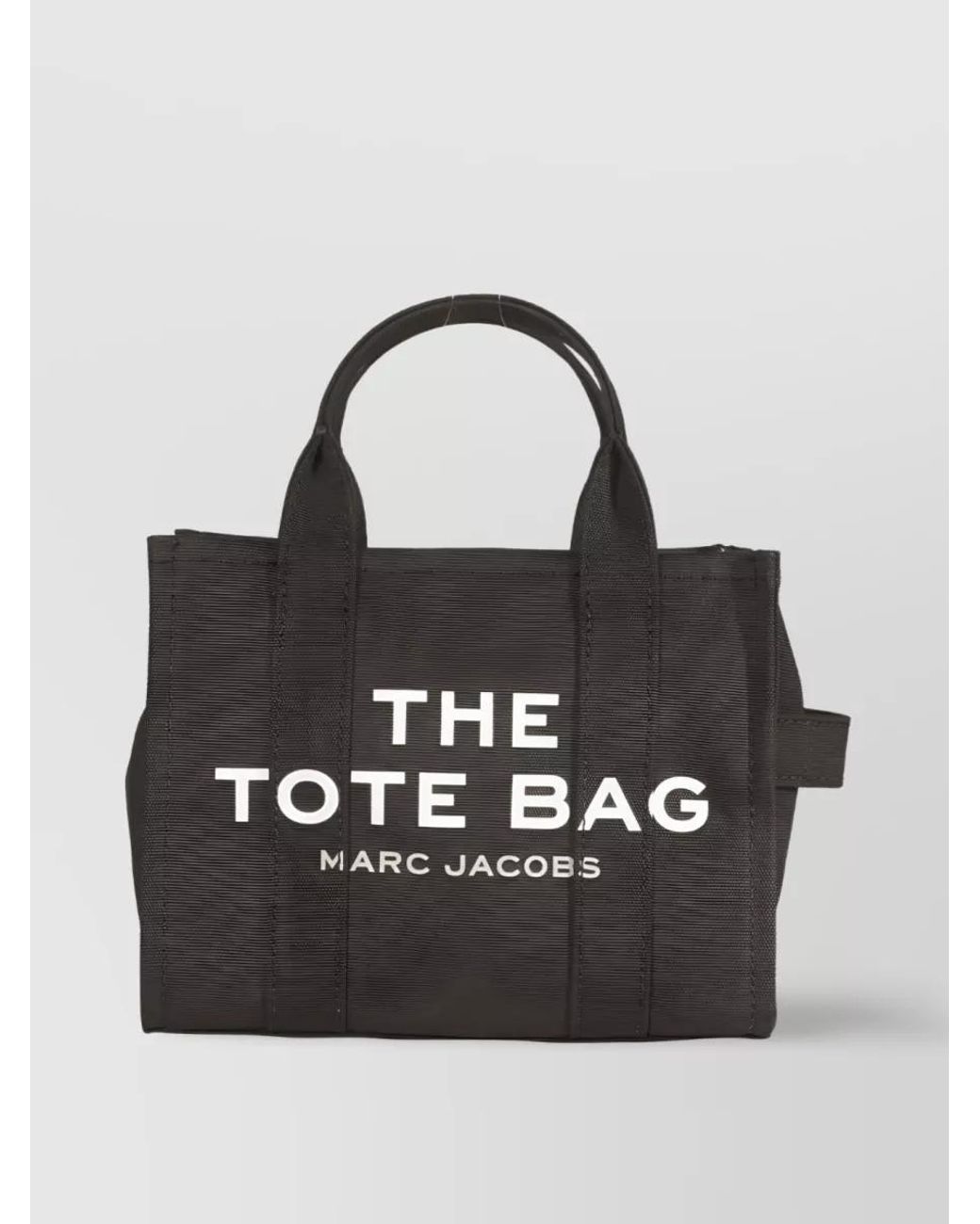 Marc Jacobs Black The Tote Bag Small Cotton Tote Bag