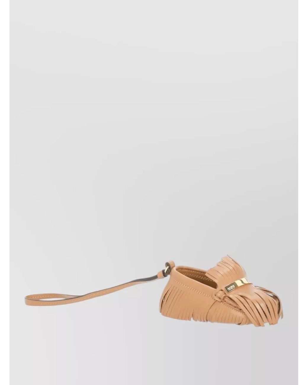 Tod's Multicolor Leather Fringe Keychain