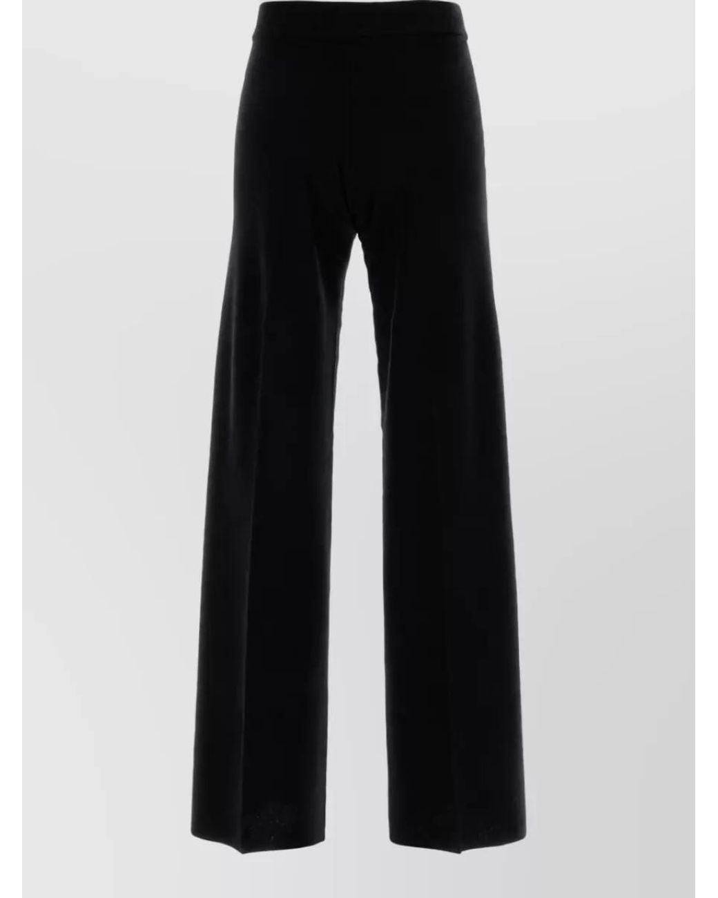 Blumarine Black Wool Joggers