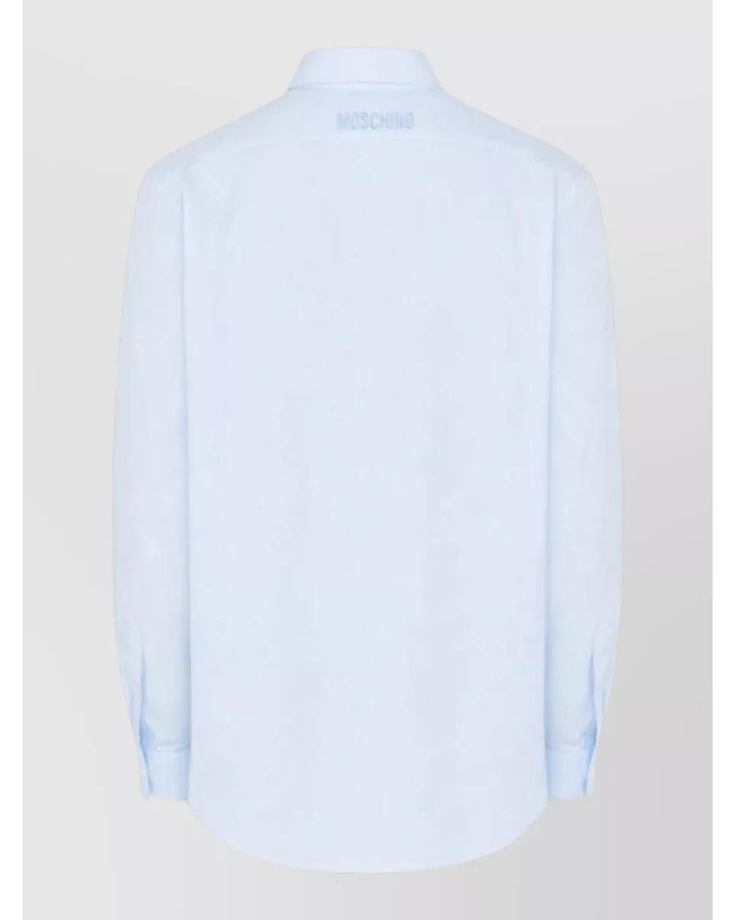 Moschino Blue Printed Shirt