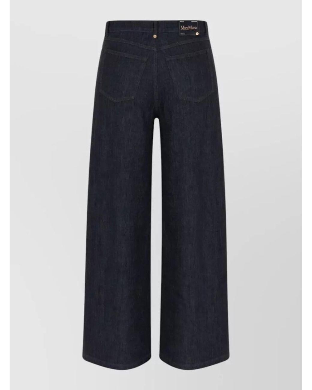 Max Mara Blue Wide-Leg Jeans