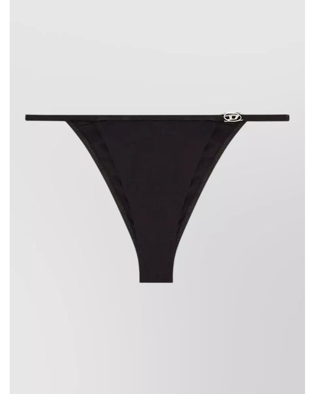 DIESEL Black Low-Rise Bikini Bottoms