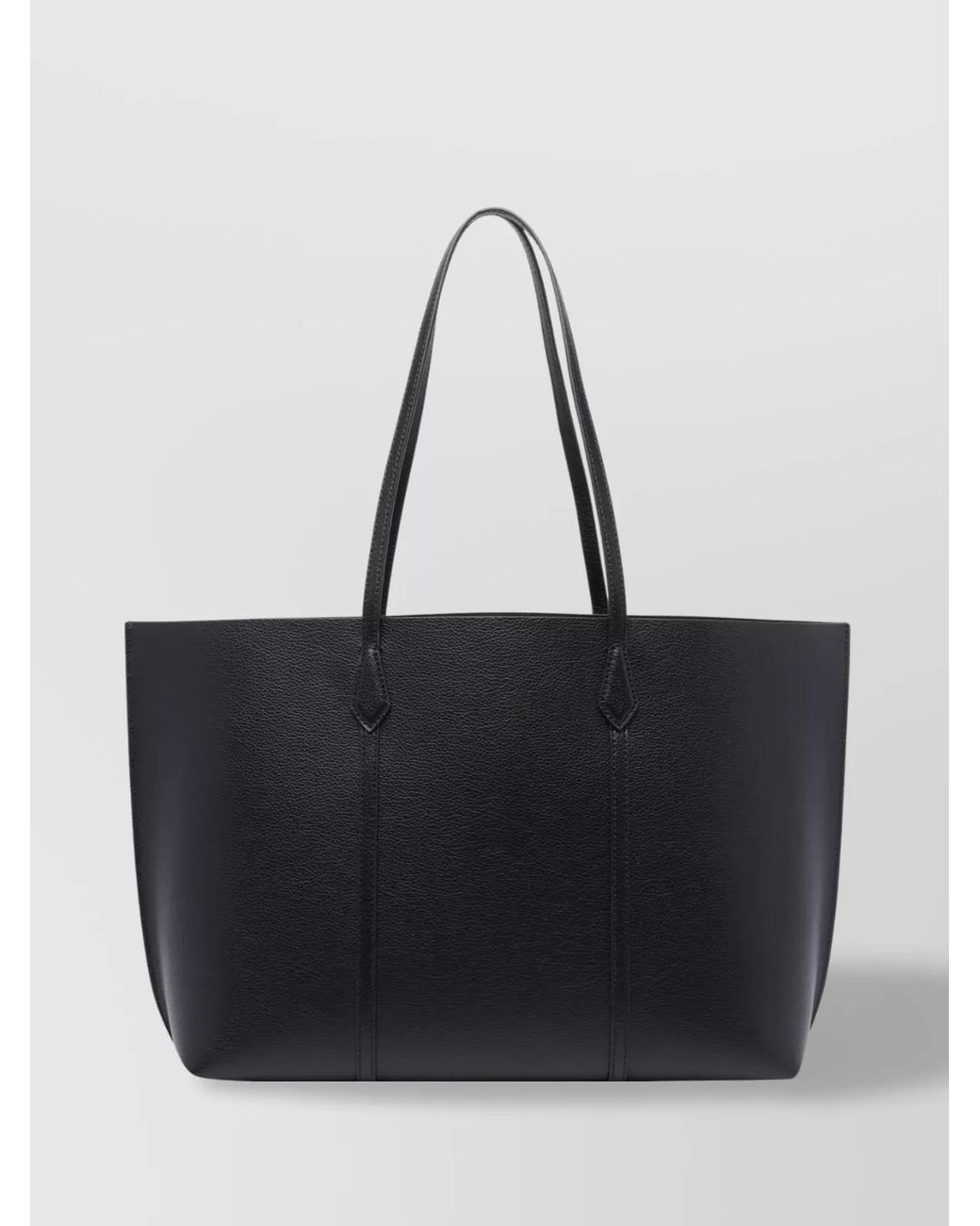 Tory Burch Black Perry Medium Leather Tote Bag