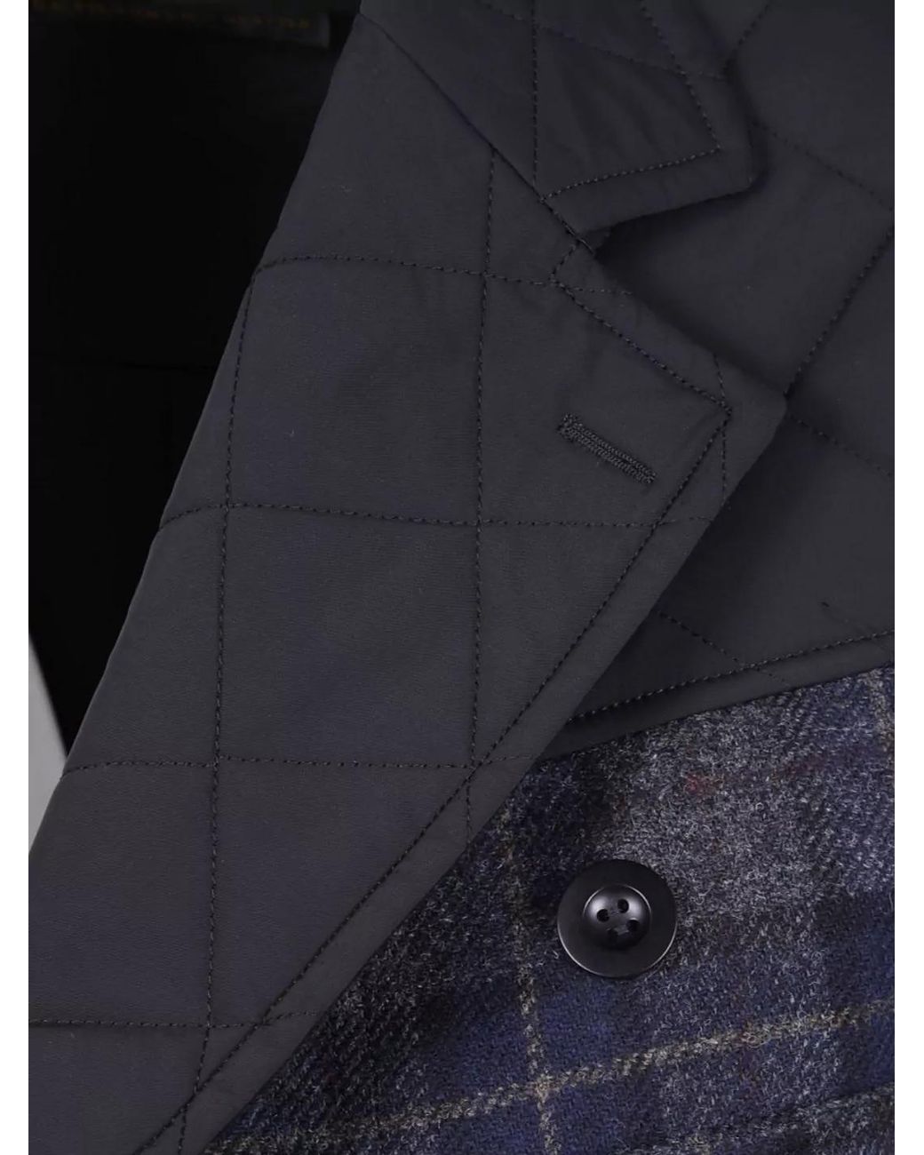 Junya Watanabe Blue Wool Double Breasted Coat for men