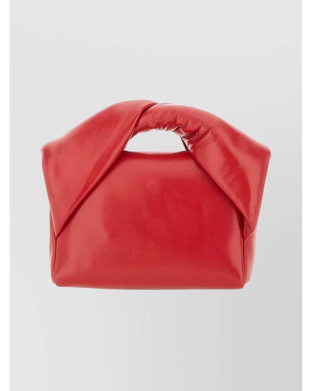 J.W. Anderson Red Twister Small Leather Shoulder Bag