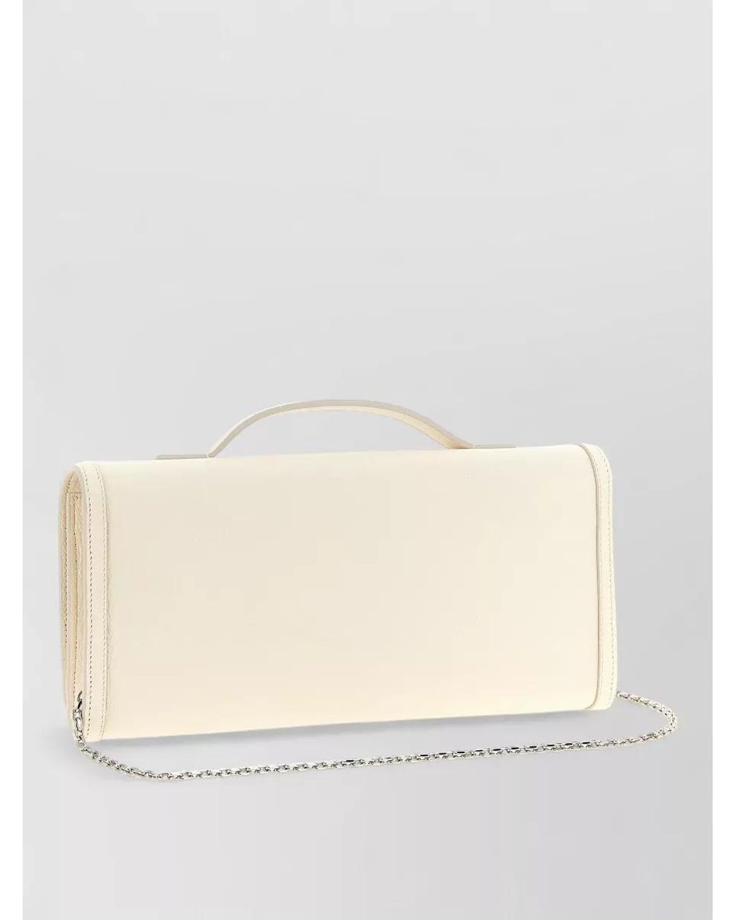 Roger Vivier Natural Leather Clutch Bag