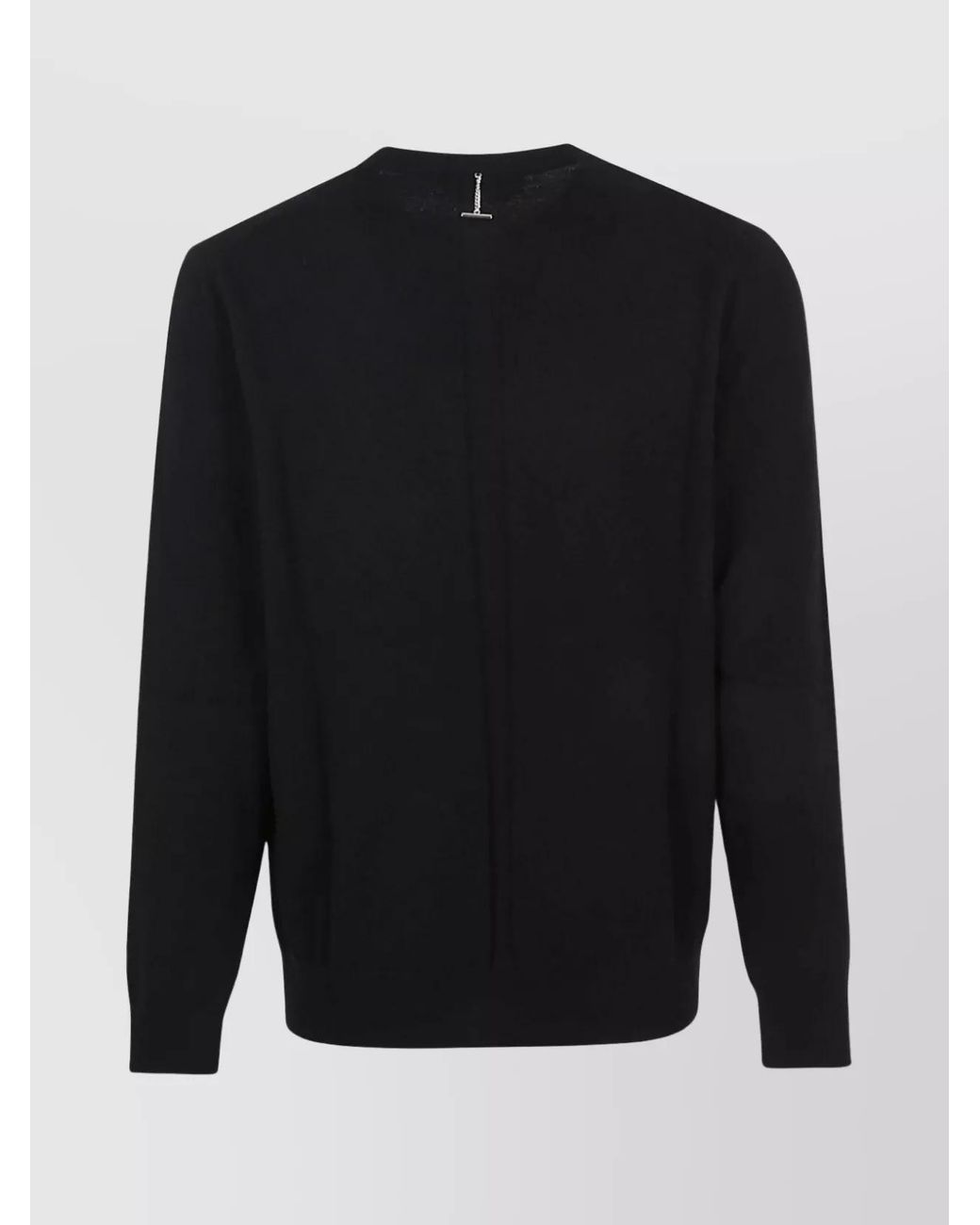 McQueen Blue Cashmere Crew-Neck Long-Sleeve Jumper for men