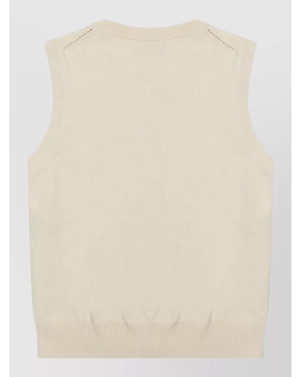 Céline Natural Cropped Trousers