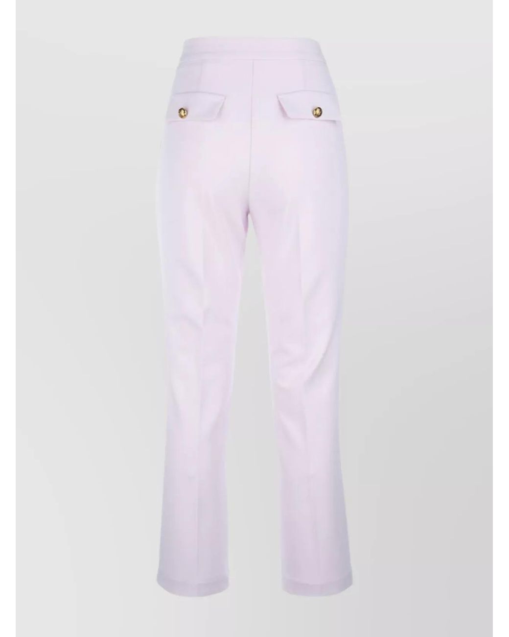 Elisabetta Franchi Pink Cropped Trousers