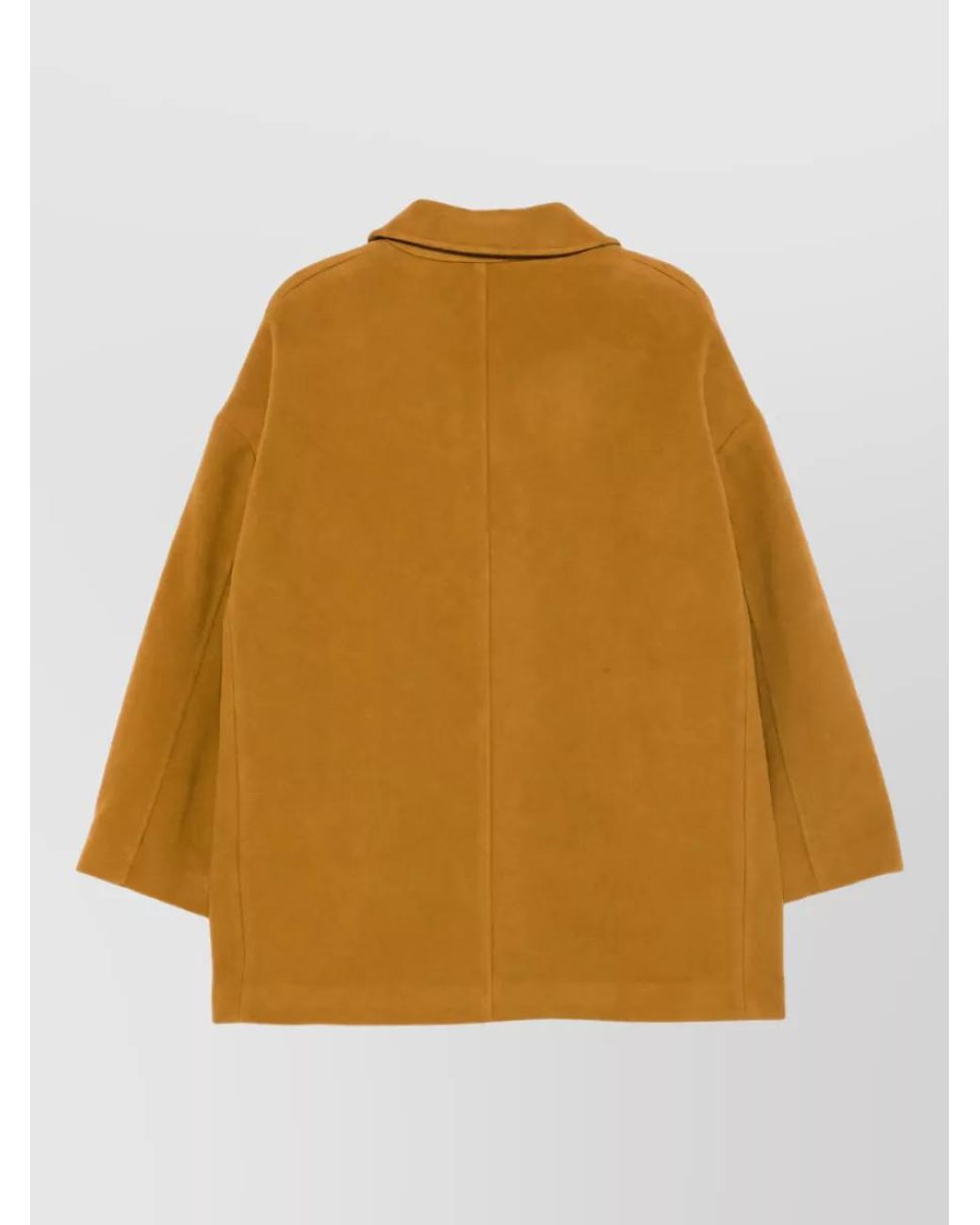 Paul Smith Yellow Felted Wool Fitted Jacket
