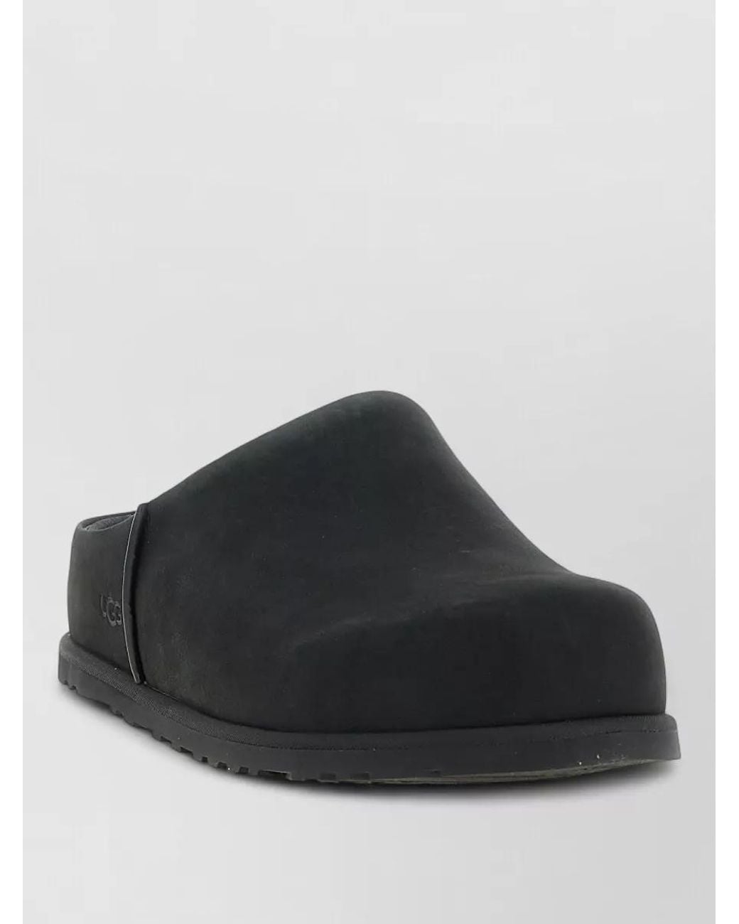 Ugg Black Leather Slippers for men