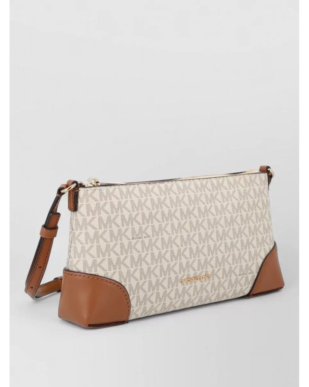 Michael Kors Natural Na Logo Crossbody Bag