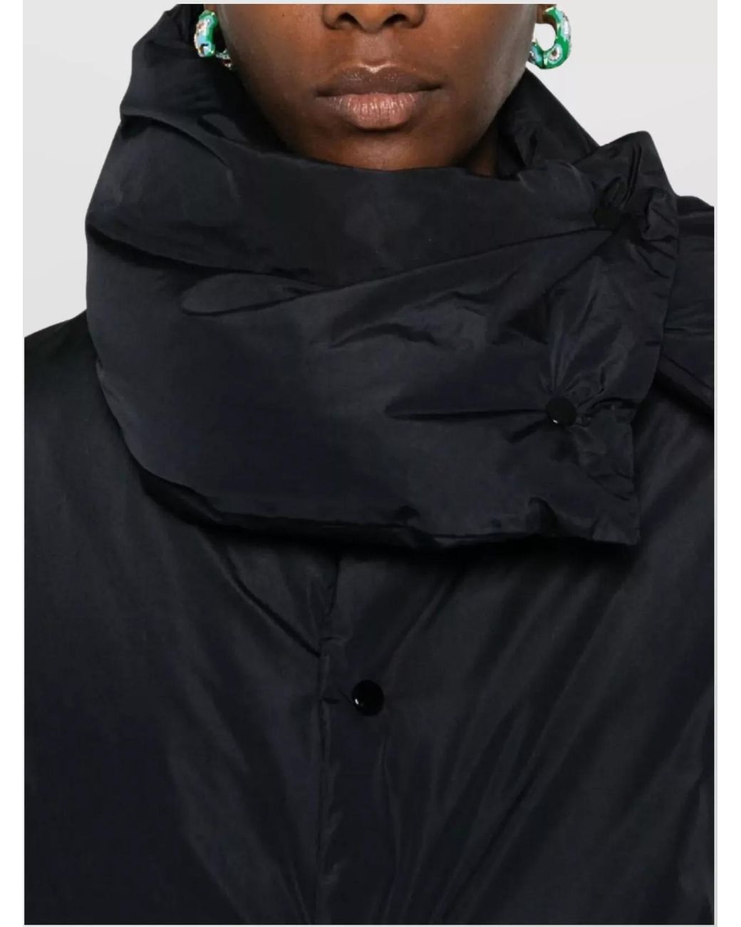 Fabiana Filippi Black Puffer Jacket